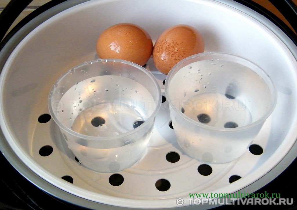 Варим яйца в мультиварке на пару