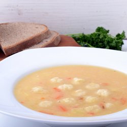 Гороховый суп с клецками в мультиварке