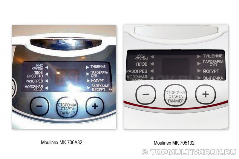 Отличия Moulinex MK 706A32 и Moulinex MK 705132