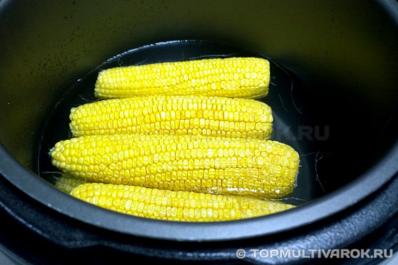 Кукуруза в початках в мультиварке-скороварке